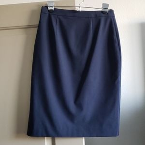 Banana Republic navy suit skirt